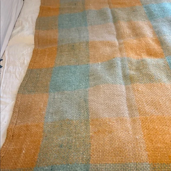 Kenwood wool plaid blanket throw 55”x68” - Picture 7 of 8